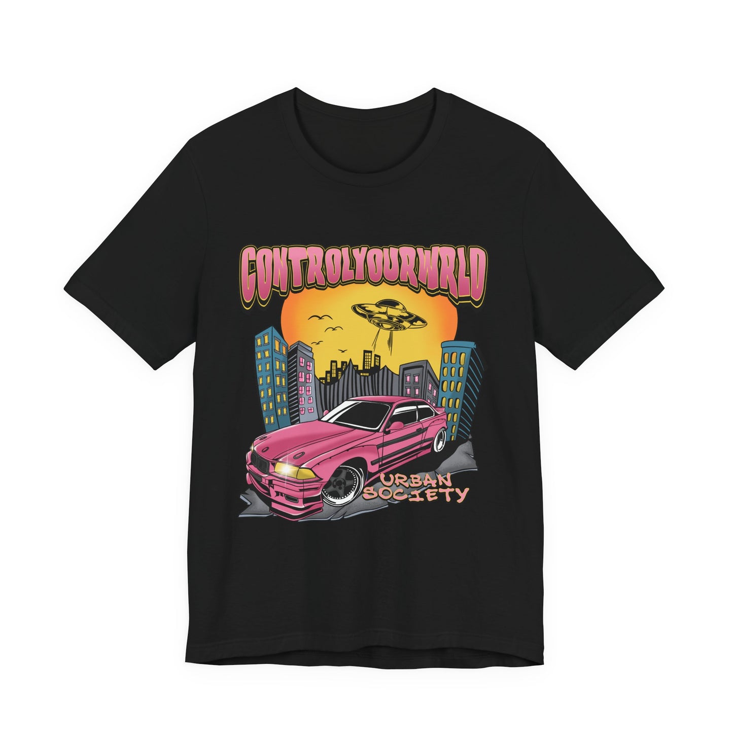 Unisex Jersey Short Sleeve Tee (Pink)