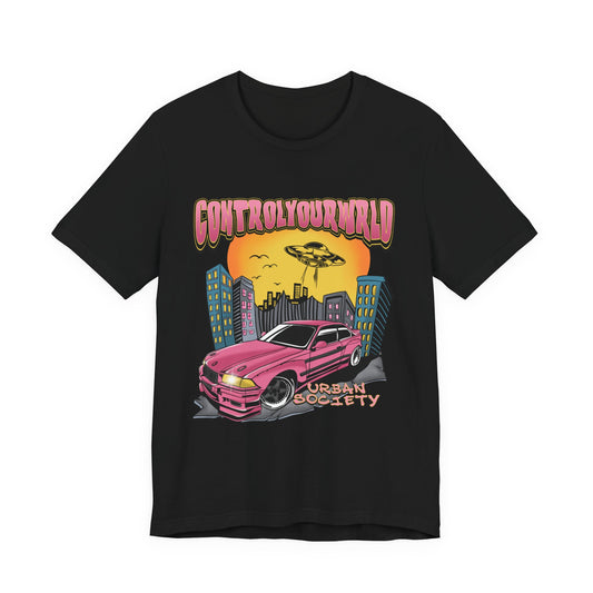 Unisex Jersey Short Sleeve Tee (Pink)