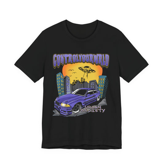 Unisex Jersey Short Sleeve Tee (Purple)