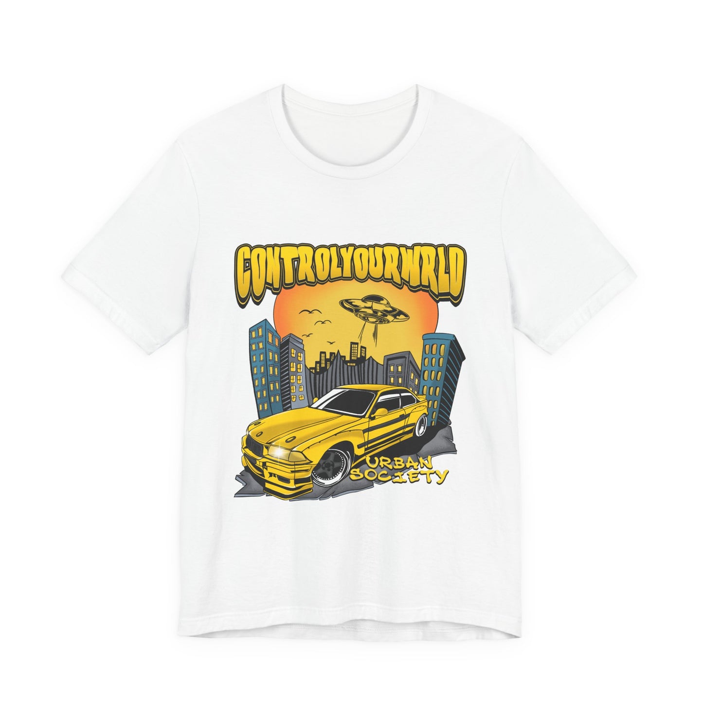 Unisex Jersey Short Sleeve Tee (Yellow)
