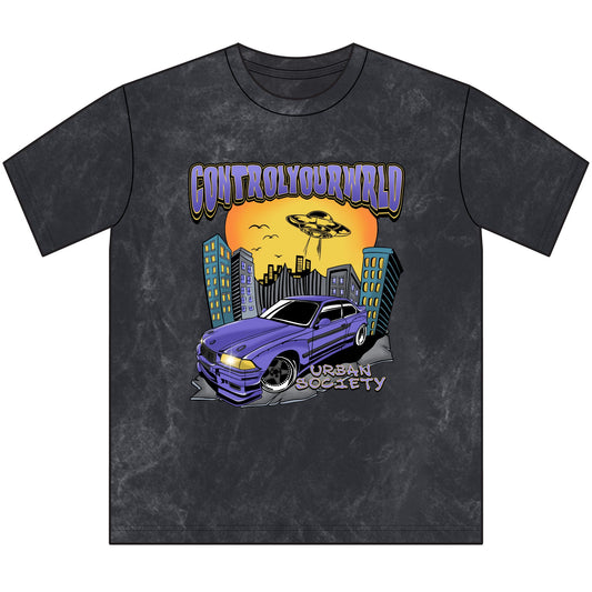 Vintage Crewneck Tee (Purple)