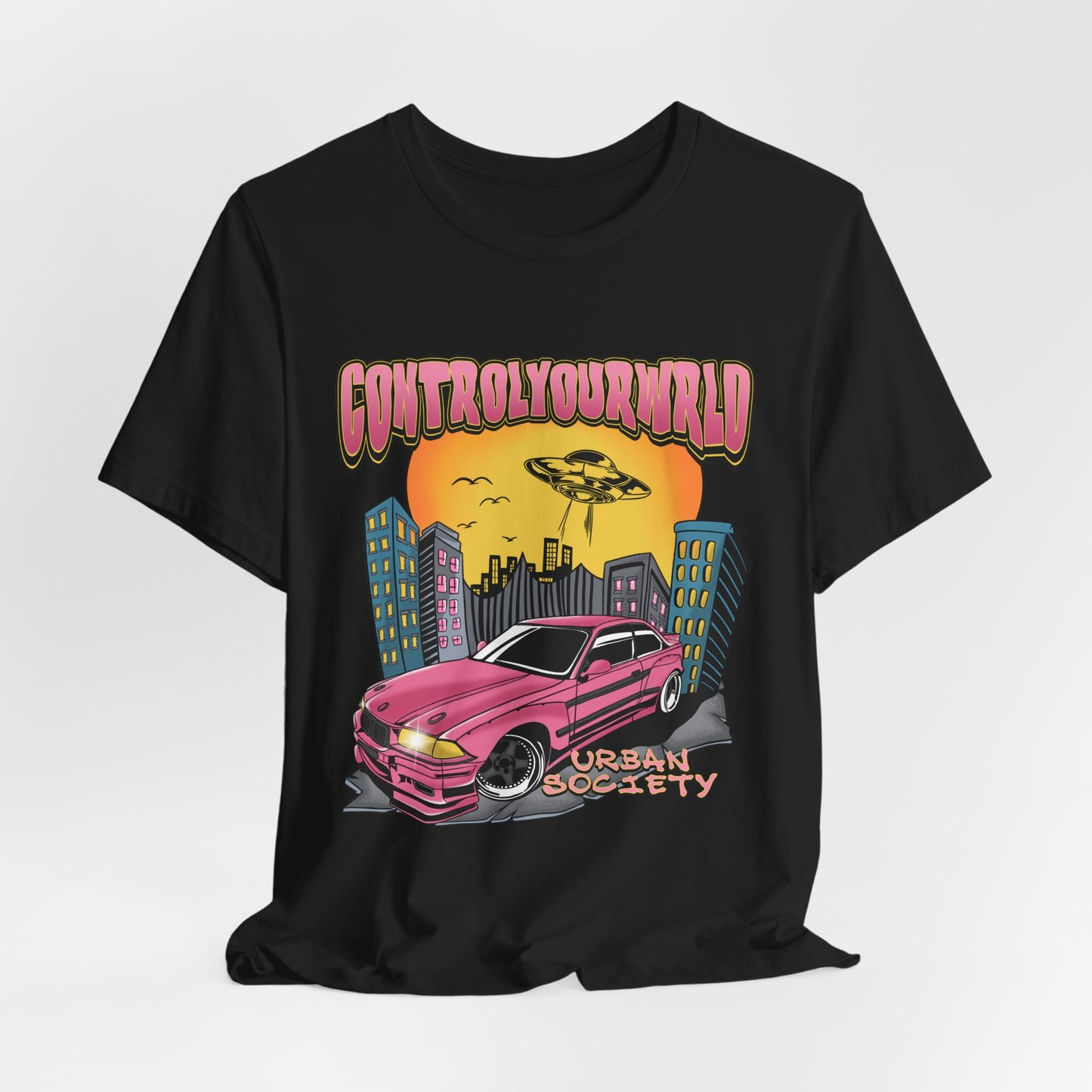 Unisex Jersey Short Sleeve Tee (Pink)