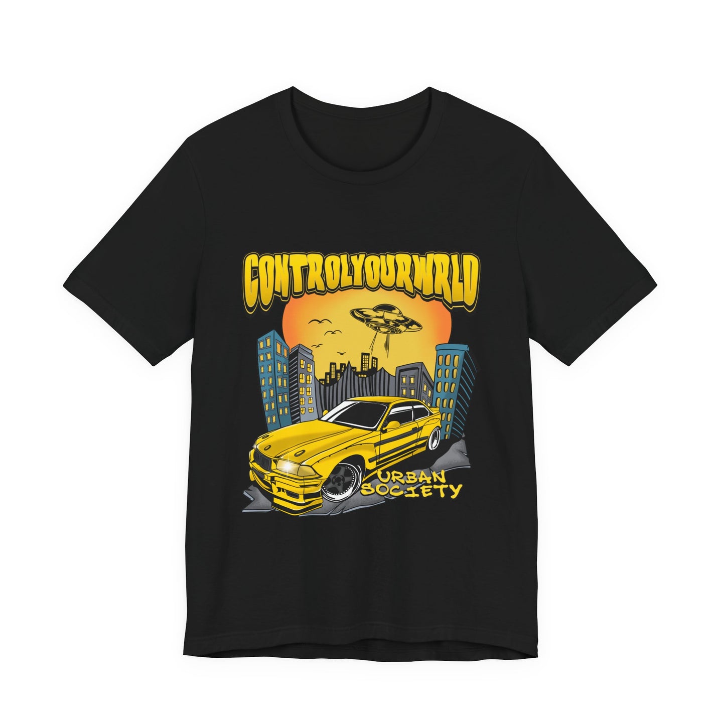 Unisex Jersey Short Sleeve Tee (Yellow)