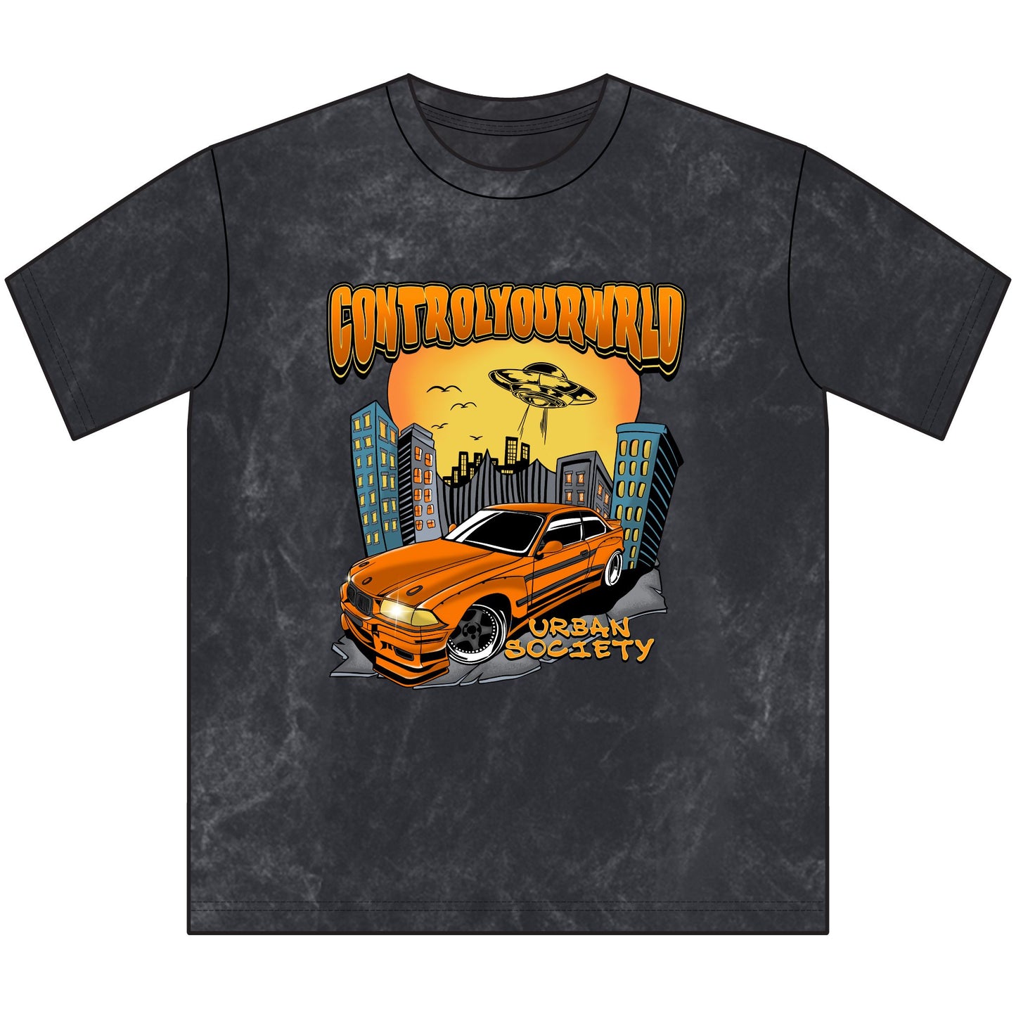 Vintage Crewneck Tee (Orange)