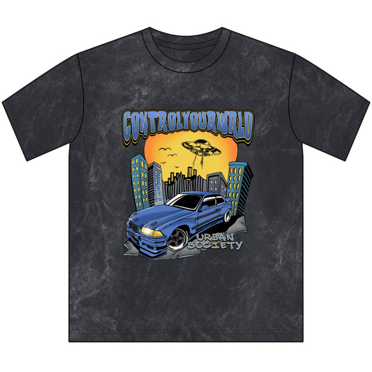 Vintage Crewneck Tee (Blue)