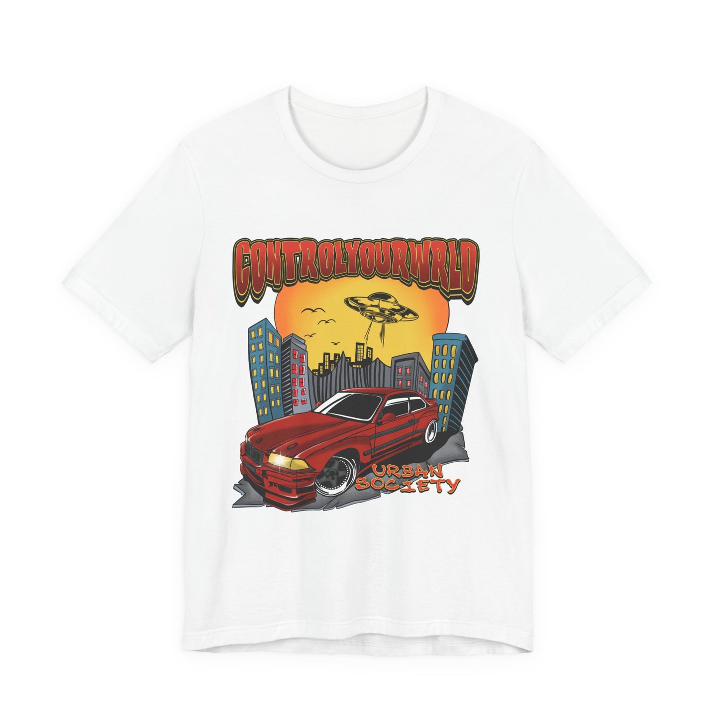Unisex Jersey Short Sleeve Tee (Red)